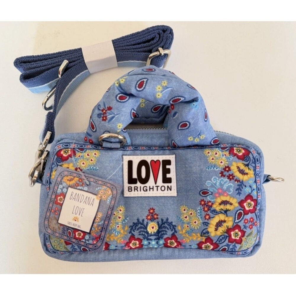 Brighton Multicolor Floral Crossbody Bag